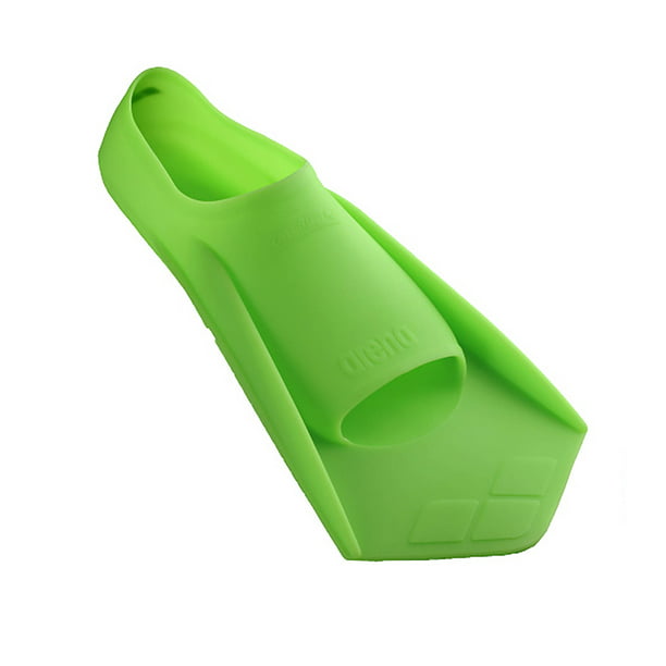 Mirage Rubber Deluxe Fins Flippers Adult-GREEN YELLOW M = 7-9